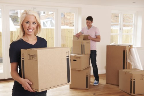 Flat removals planning in a Battersea apartment building