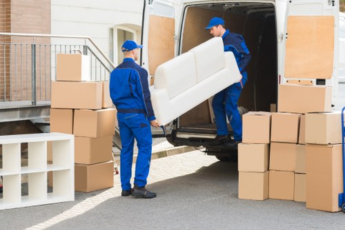 Moving boxes and furniture support for Battersea relocation services