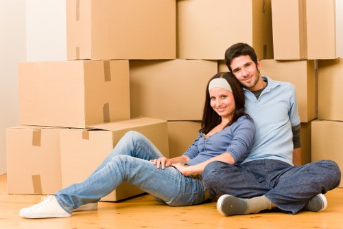 Student move planning with boxes, labels, and access notes