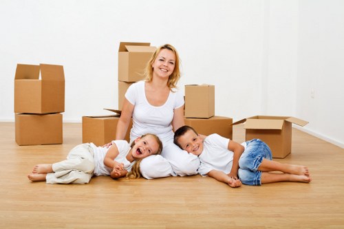Careful packing and loading during a Battersea home relocation